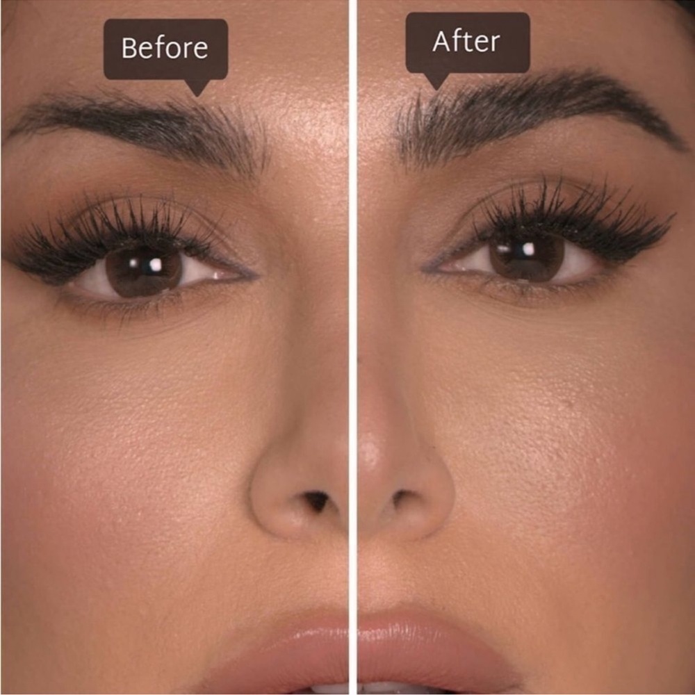 🌿 HUDA BEAUTY #5 Medium Brown #BombBrows Full 'n Fluffy Volumizing Fiber Gel - Picture 3 of 7